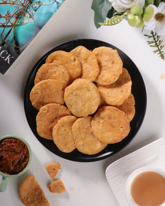 buy Experience the essence of Indian culinary craftsmanship with Jeera Matthi, crafted to perfection to ensure every bite is a moment of pure satisfaction. Whether enjoyed alone or shared with loved ones, this timeless snack promises to elevate your taste experience with its rich flavors and crunchy goodness.